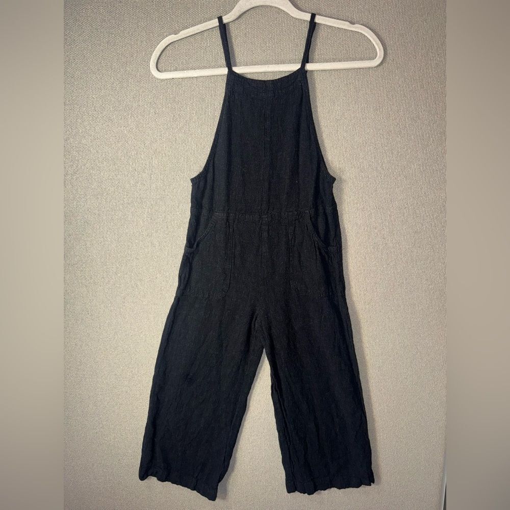 Cat & Jack size medium girls Black sleeveless Jumpsuit romper